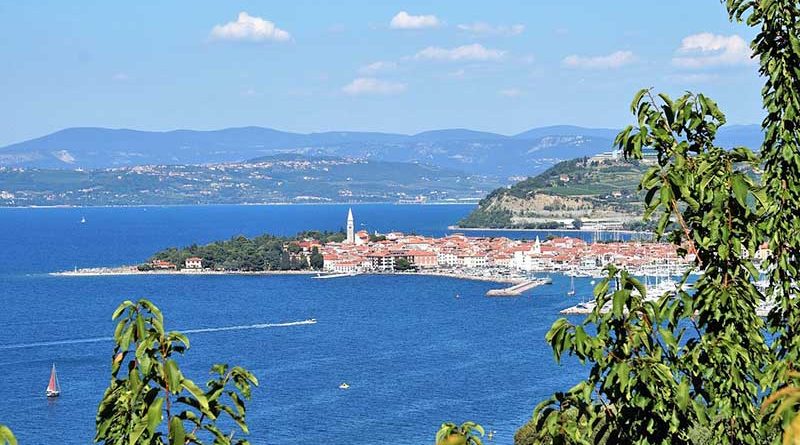 Blick auf Izola