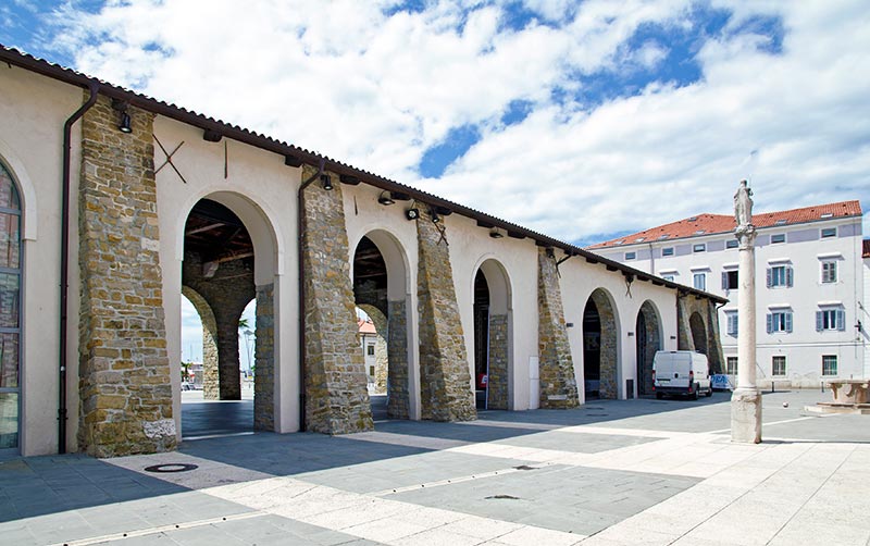 Carpaccio-Platz in Koper