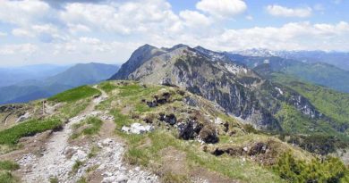 Berglandschaft in Slowenien