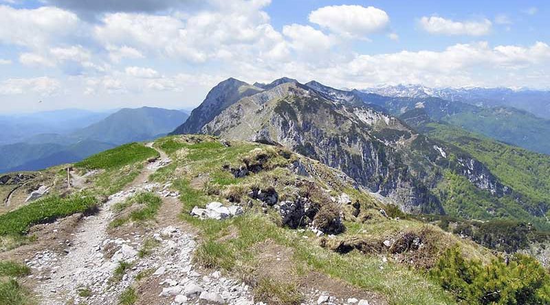 Berglandschaft in Slowenien